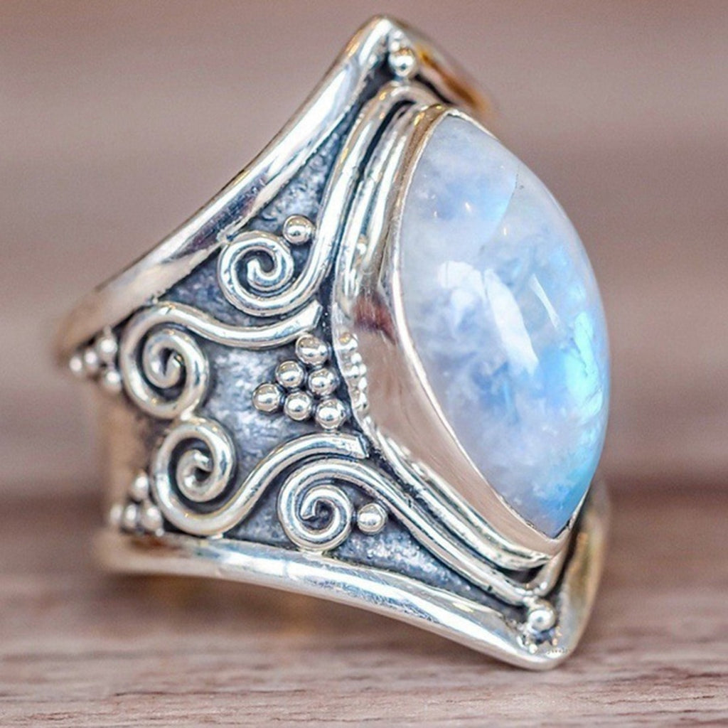 BIG STONE OPAL RING