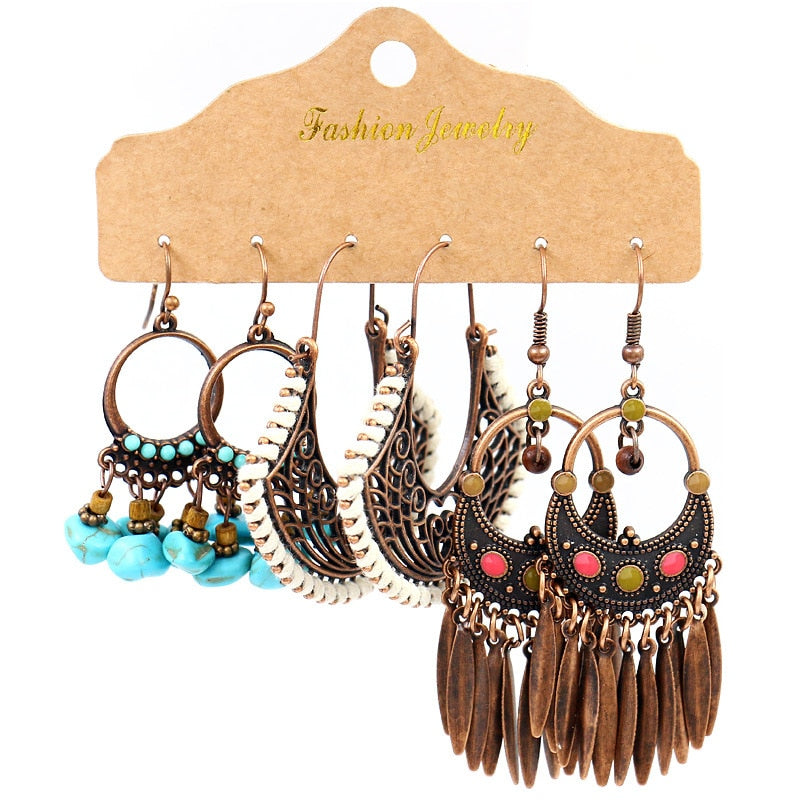 EARTHBOUND TASSEL EARRINGS