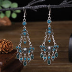 CRYSTAL WATER DROP EARRINGS