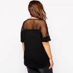 MIMI LOOSE FIT MESH TOP