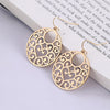 VINTAGE FLOWER FILIGREE DROP EARRINGS