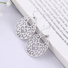 VINTAGE FLOWER FILIGREE DROP EARRINGS