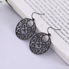 VINTAGE FLOWER FILIGREE DROP EARRINGS