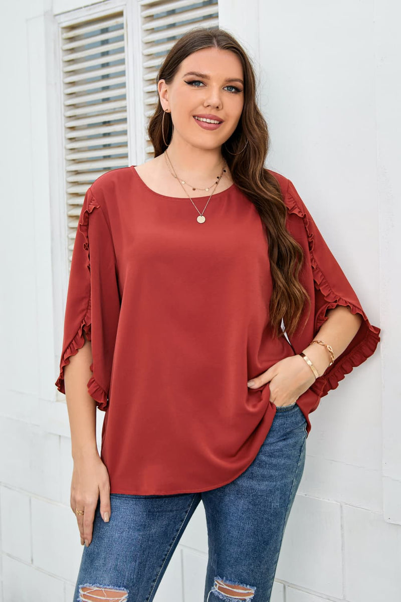 DASHA FRILL TRIM TOP