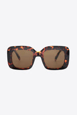 LEOPARD SQUARE UV400 SUNGLASSES