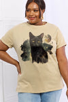 BLACK CAT GRAPHIC TEE