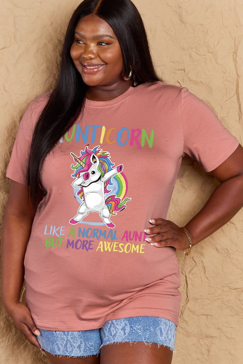 AUNTICORN LIKE A NORMAL AUNT BUT MORE AWESOME TEE