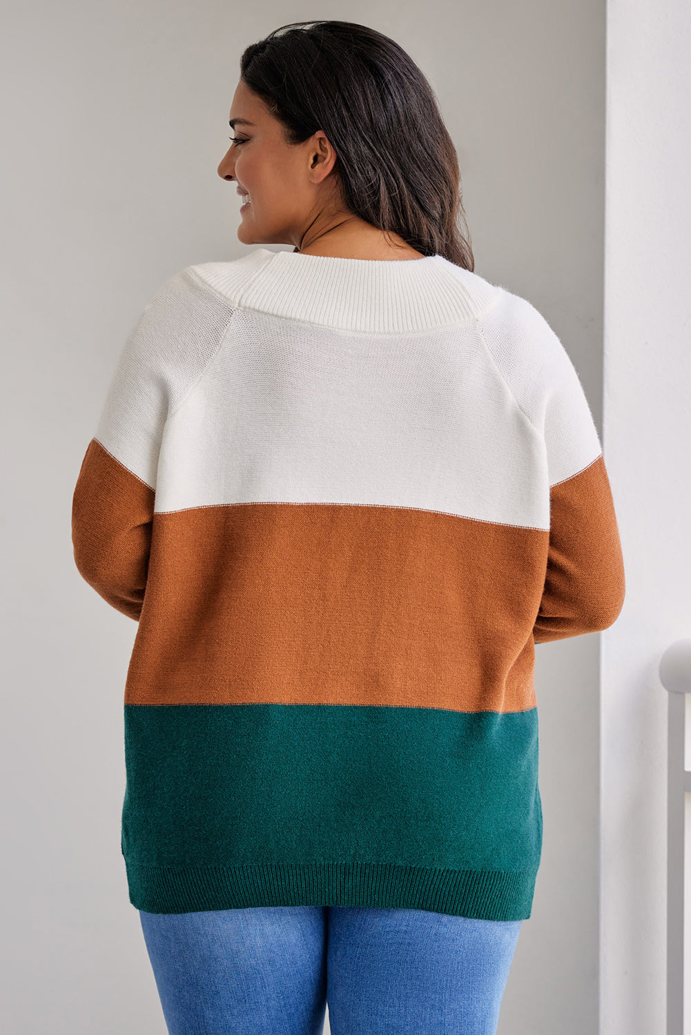 MAGGIE COLOR BLOCK SWEATER