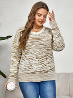 ZEBRA ROUND NECK SWEATER