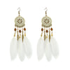 FANCIFUL FEATHER EARRINGS