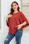 DASHA FRILL TRIM TOP