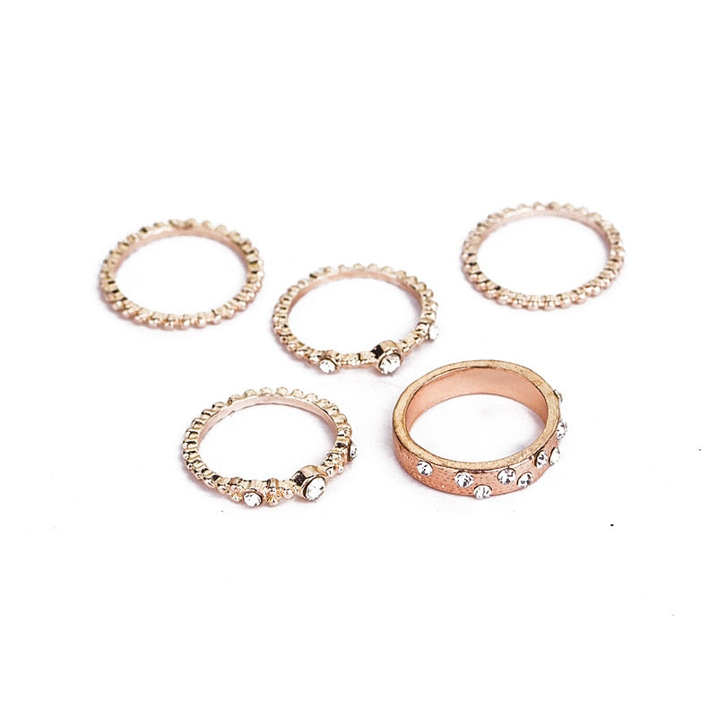 5 PIECE ELEGANCE RINGS