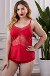 PEYTON LACE INSERT CAMI SET