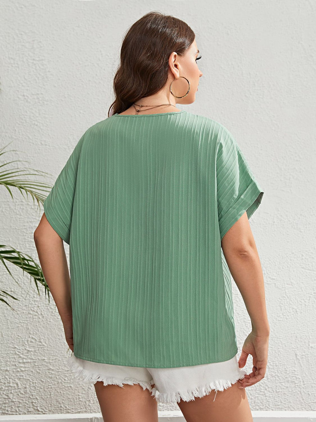 PLUNGE V-NECK TOP