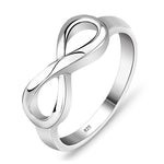 STERLING SILVER INFINITY RING