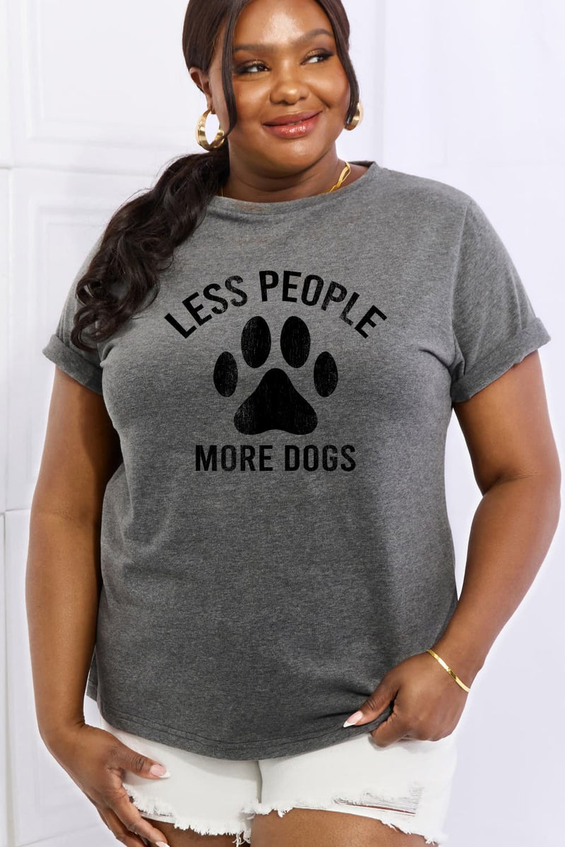 LESS PEOPLE MORE DOGS TEE