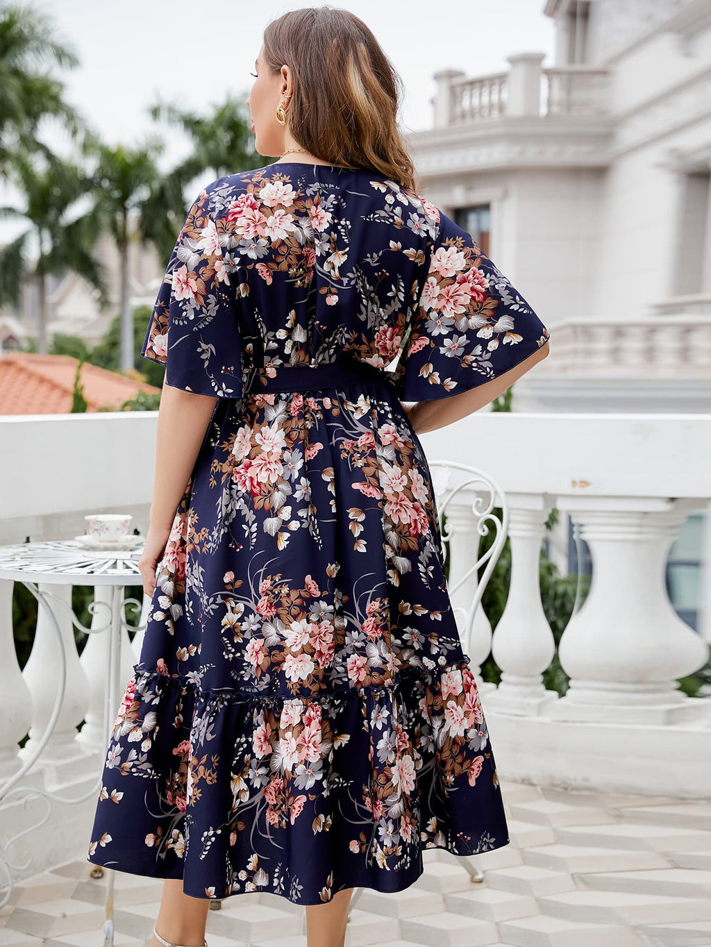 MIDNIGHT FLORAL MIDI