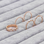 5 PIECE ELEGANCE RINGS